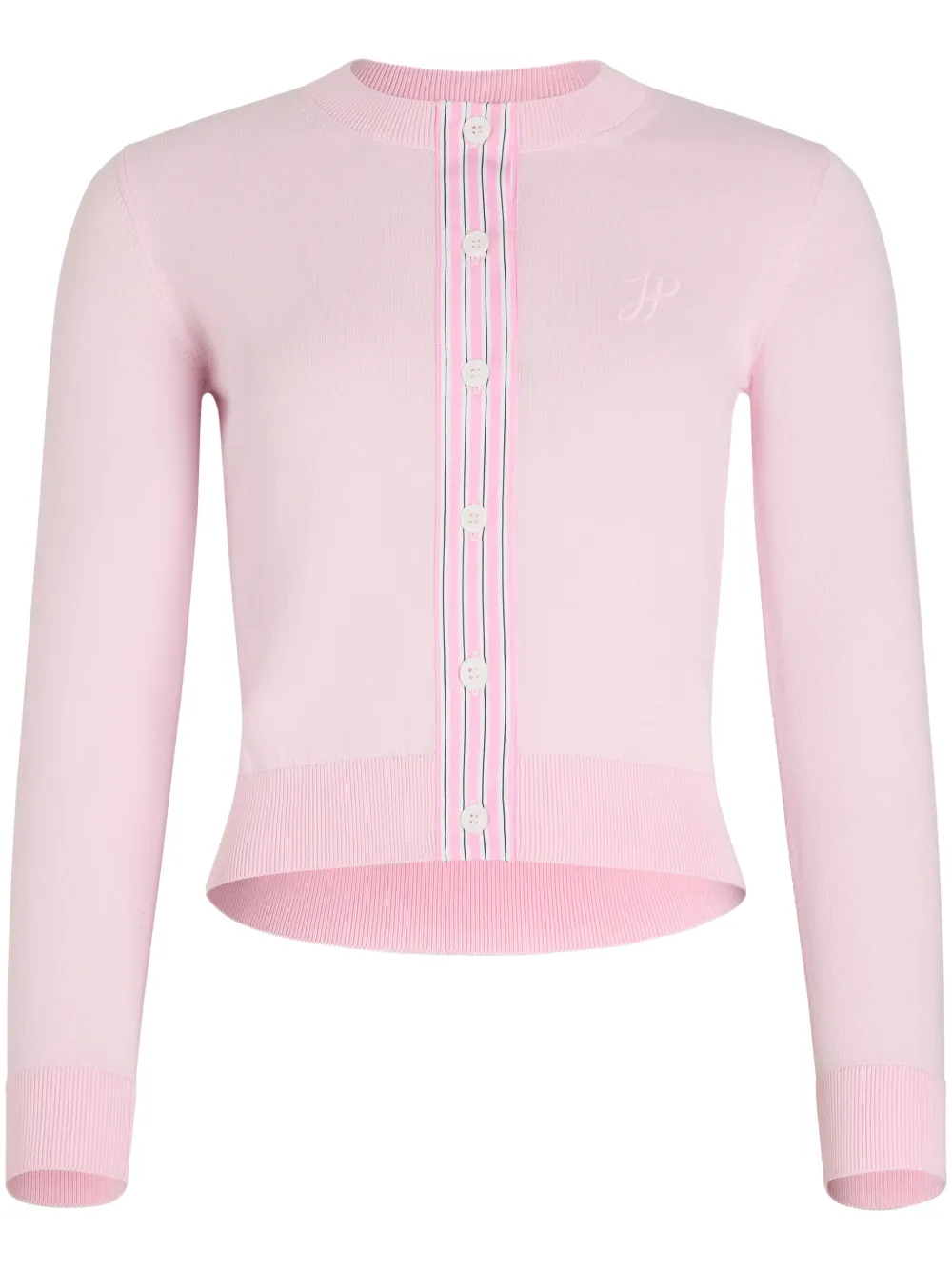 Patou JP katoenen vest met monogram Roze