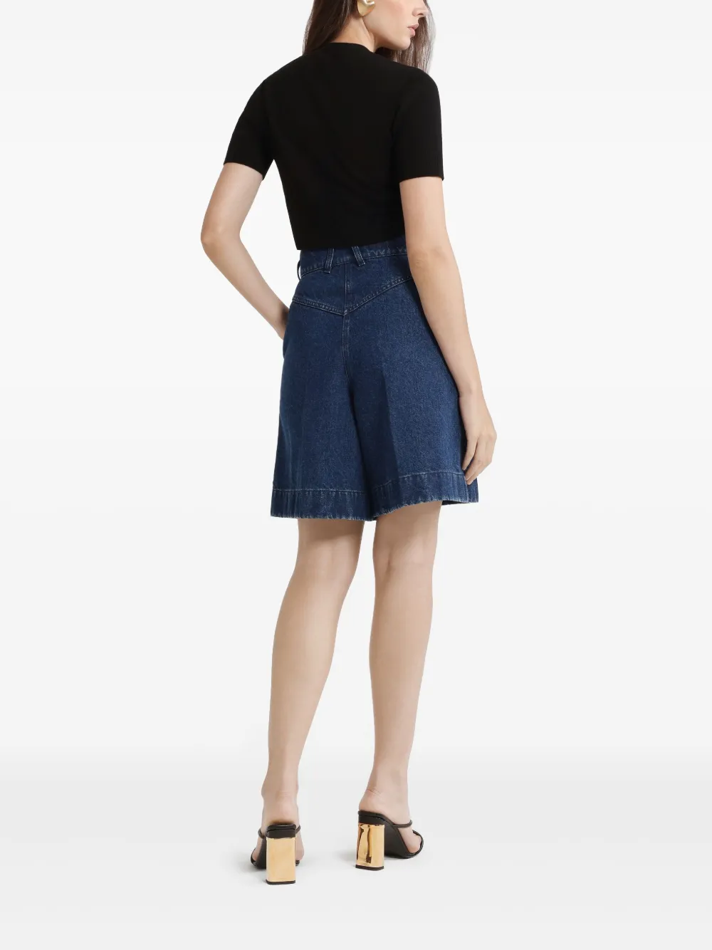 Shop Patou Logo-jacquard Cropped Top In Black