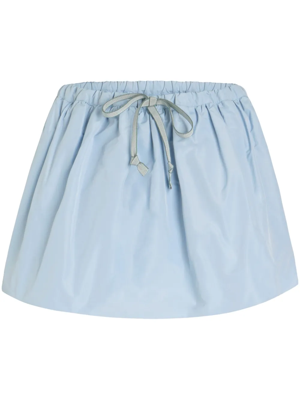 Patou Puffy faille mini-rok Blauw