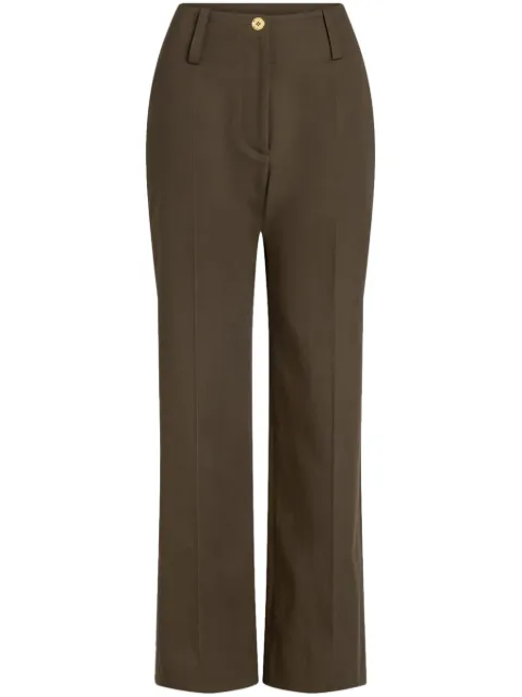 Patou wide-leg gabardine trousers