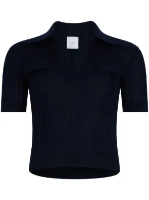 Patou ニット ポロシャツ | ブルー | FARFETCH JP