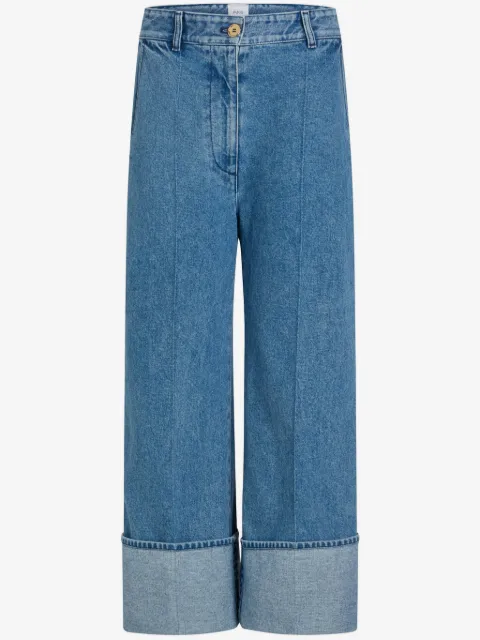 Patou jeans rectos con motivo Icon