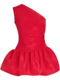 Patou one-shoulder bubble mini dress - Red