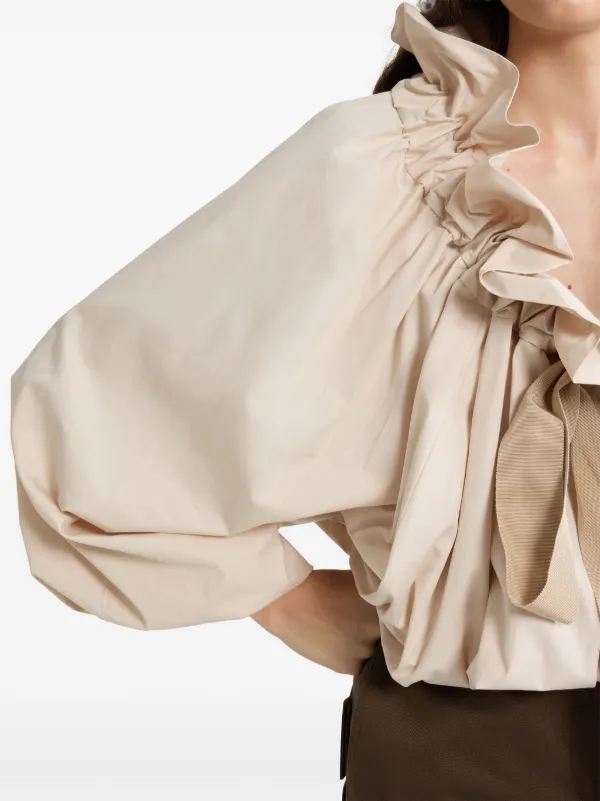 Patou Iconic ドローストリングトップ 34 Patou Iconic ドローストリング トップ | ホワイト | FARFETCH JP