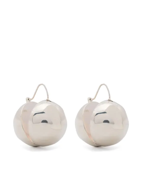 Patou hammered-effect earrings