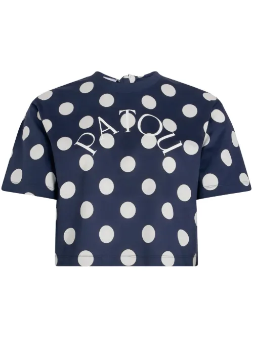 Patou t-shirt à dos noué - Bleu - Patou - Modalova