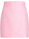 Patou organic-cotton tweed mini skirt - Pink