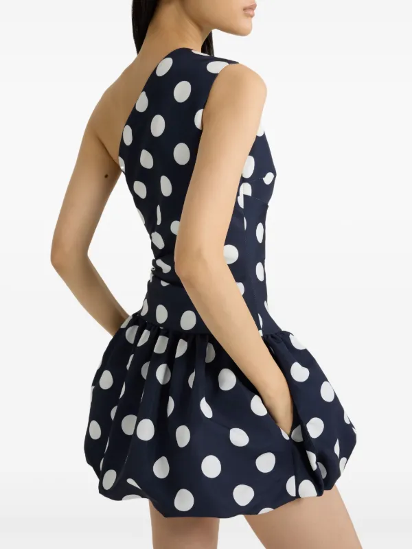【PATOU】ワンショルダー ミニドレス Patou ワンショルダー ミニドレス | レッド | FARFETCH JP