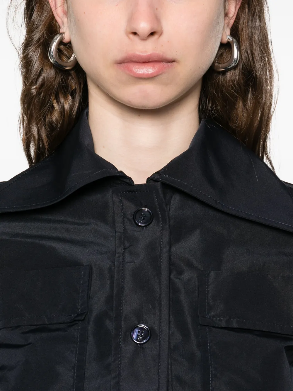 Patou Jurk met geknoopt detail Zwart