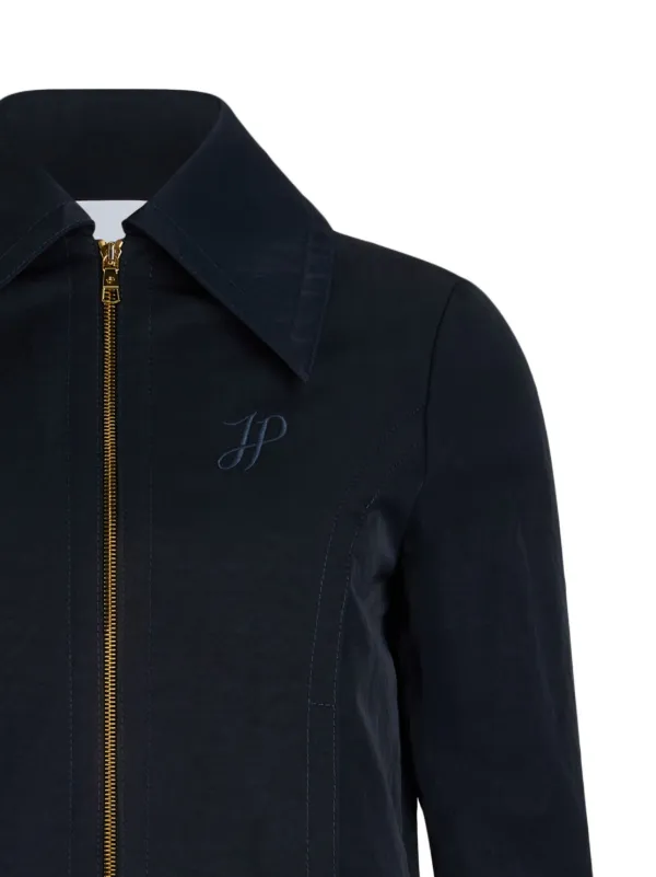 【Patou】Patou ジップアップ フード付きパッド入りジャケット Patou ジップアップ ジャケット | ブルー | FARFETCH JP