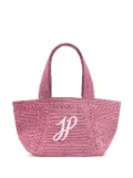 Patou small JP monogram trapeze-design tote bag - Pink