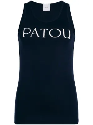 新品 PATOU 白 タンクトップ XSサイズ Patou | パトゥ オーガニックコットン タンクトップ