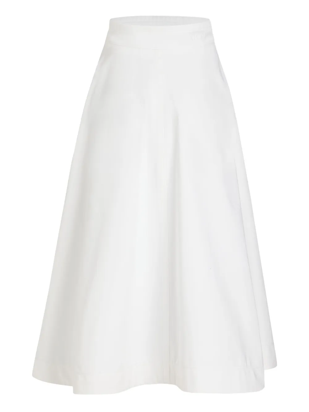 Shop Patou Organic-cotton Skirt In 白色