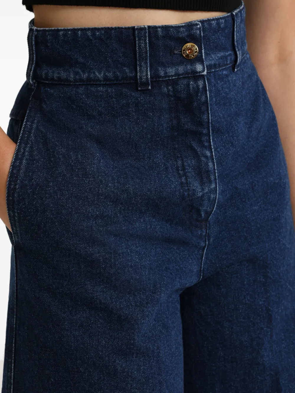 Patou Denim shorts - Blauw
