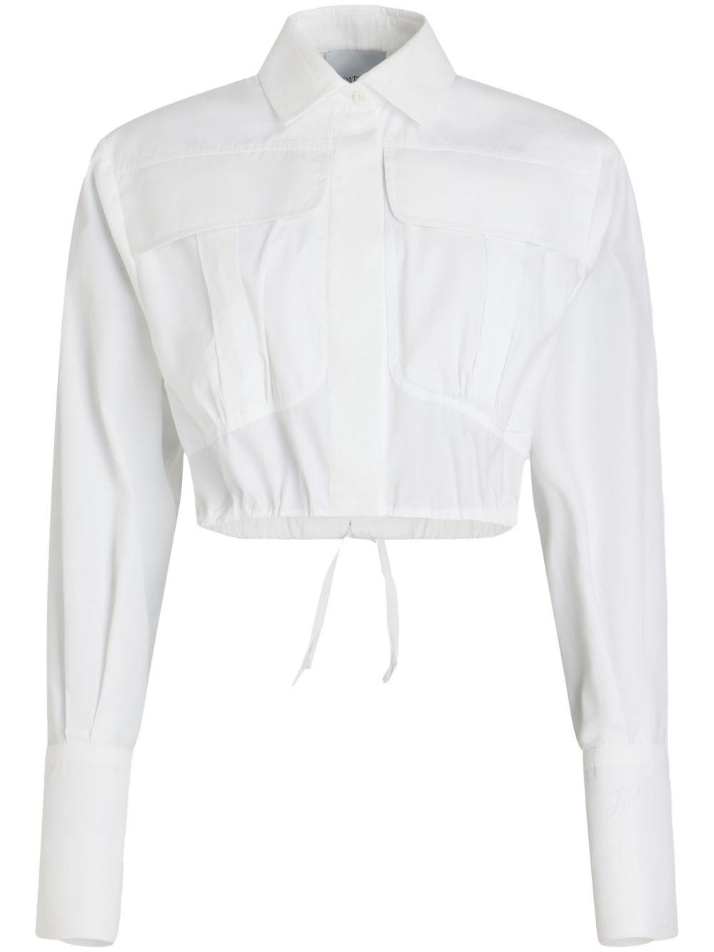 Patou Cropped blouse Wit