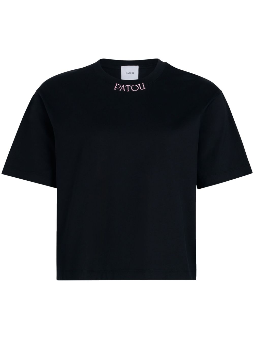 logo-embroidered T-shirt