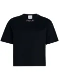 Patou logo-embroidered T-shirt - Black