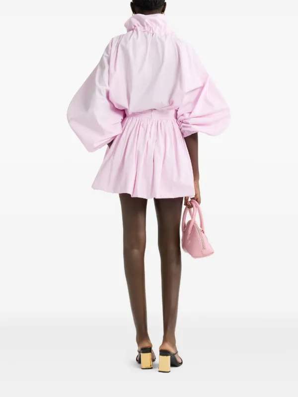 Patou Bubble Poplin Mini Skirt | Pink | FARFETCH