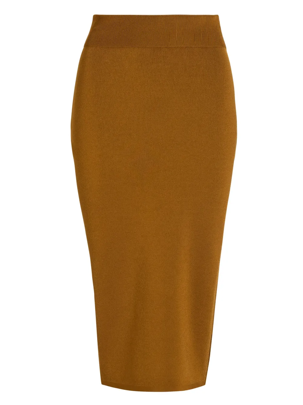 PATOU ZIP-DECORATIVE MIDI SKIRT