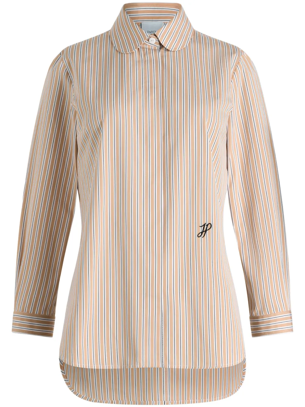 Patou Gestreept blouse Beige
