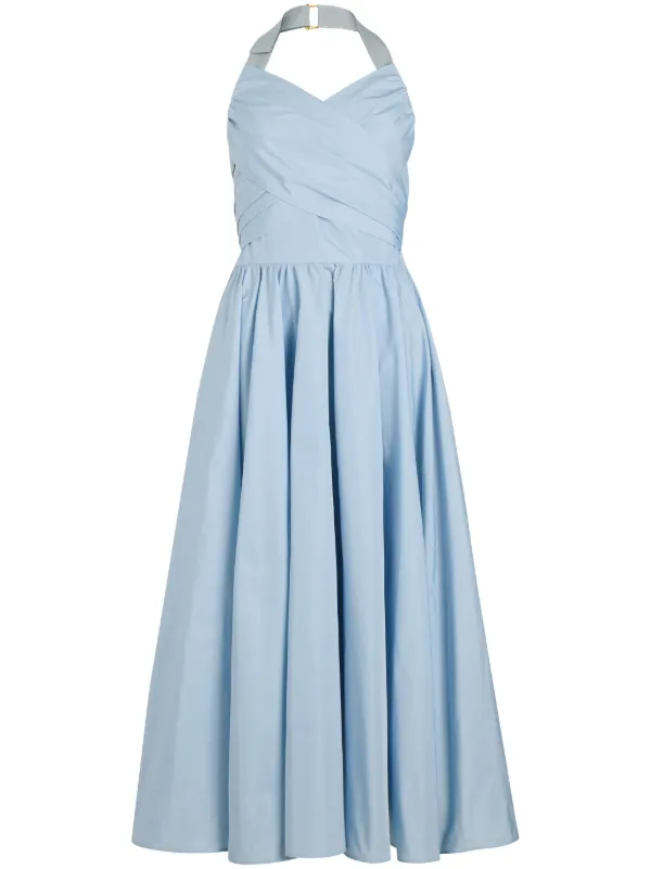 ワンピース PATOU LONG DRESS Patou | Oversized collar maxi dress in recycled cady