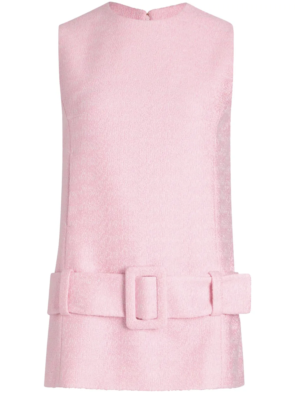 belted tweed mini dress