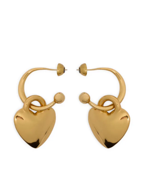 Patou Heart フープ ピアス S | ゴールドトーン | FARFETCH JP