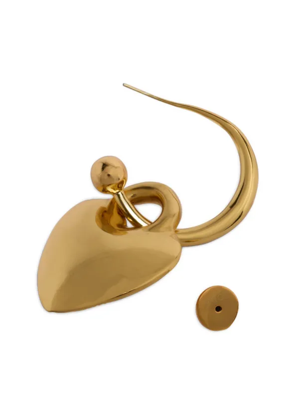 Patou Heart フープ ピアス S | ゴールドトーン | FARFETCH JP