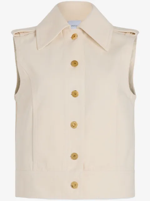 Patou sleeveless denim jacket