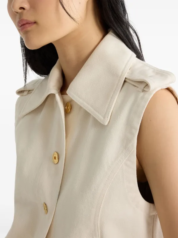 Patou デニムベスト | ニュートラル | FARFETCH JP