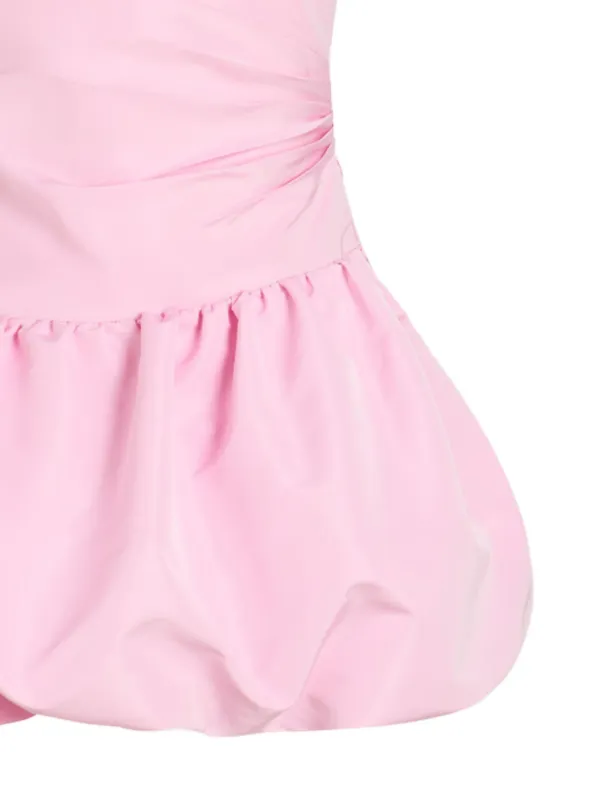 【PATOU】ワンショルダー ミニドレス PATOU】パトゥ ワンショルダーミニドレス ブラック