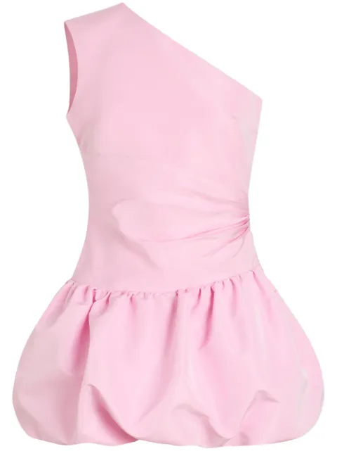 Patou one-shoulder bubble mini dress