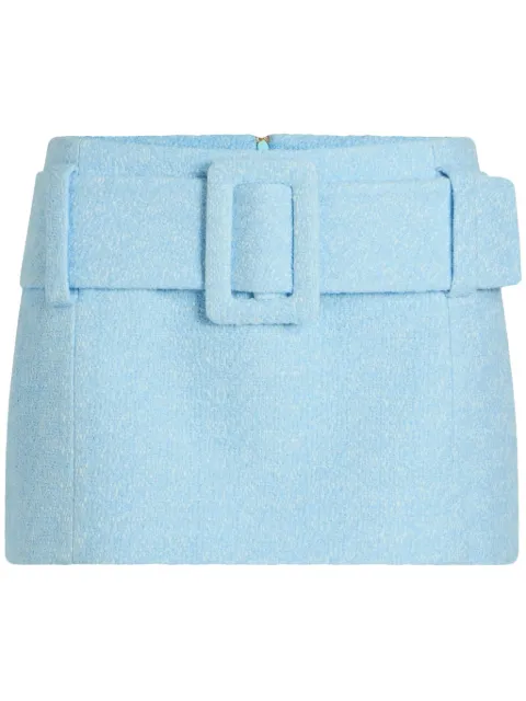 Patou minijupe ceinturée en coton biologique