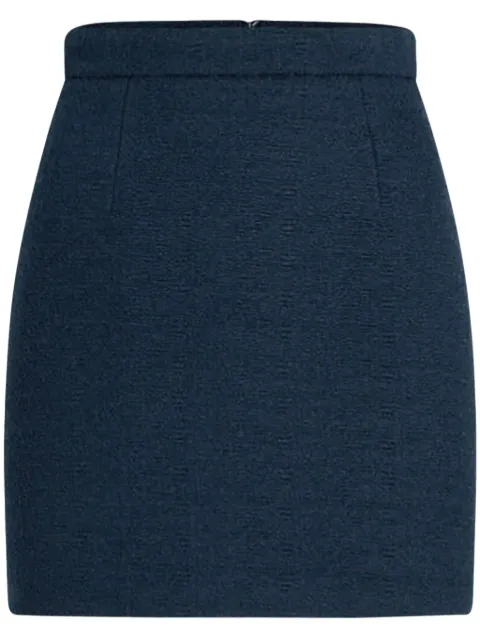 Patou organic-cotton tweed mini skirt