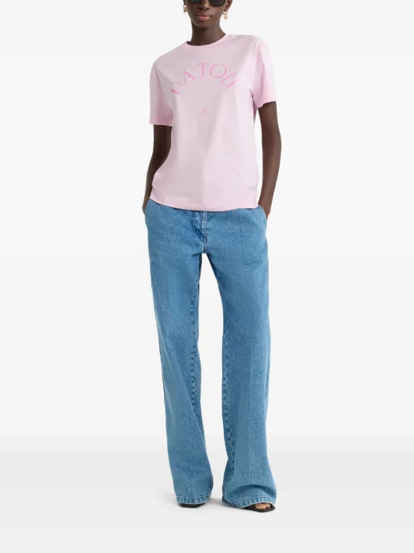PATOU★モノグラム Tシャツ Patou モノグラム Tシャツ | ピンク | FARFETCH JP