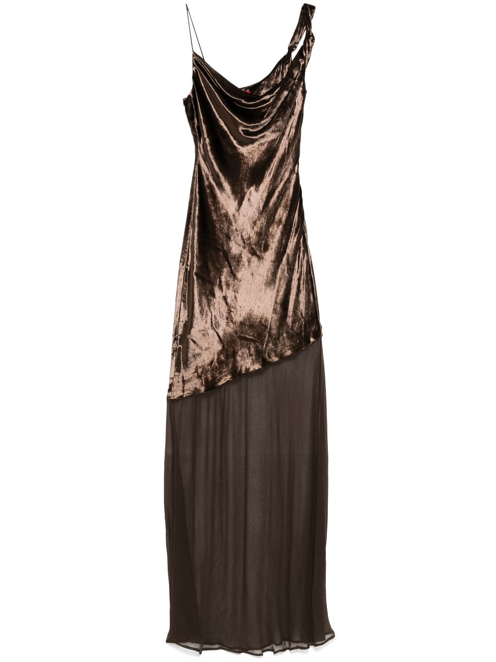 STAUD Beaton dress - Brown