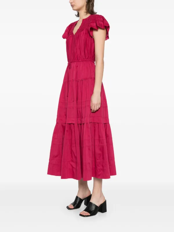 ワンピース ULLA JOHNSON Woman Dress Pink PF230176 DAH Ulla Johnson Marika Dress | Pink | FARFETCH CA