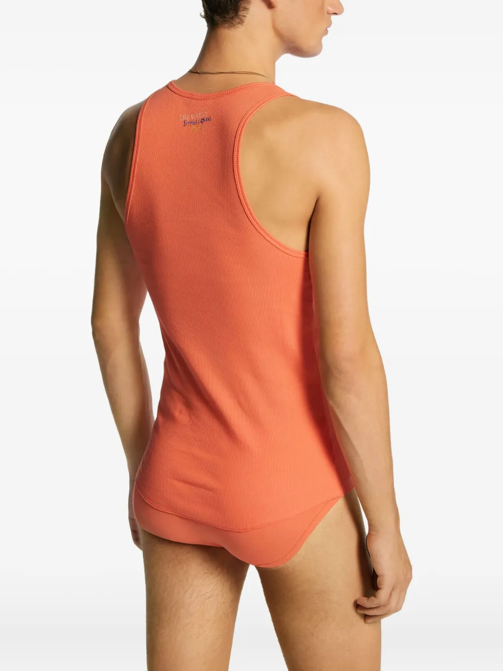 DSQUARED2 Geribbelde tanktop Oranje
