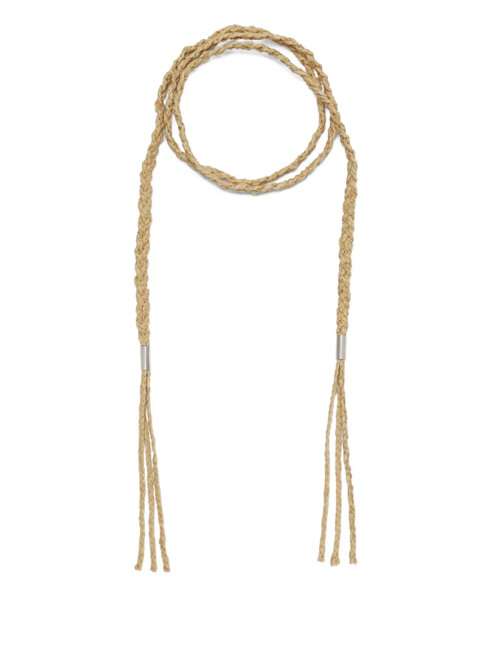 DSQUARED2 Raffia riem Beige