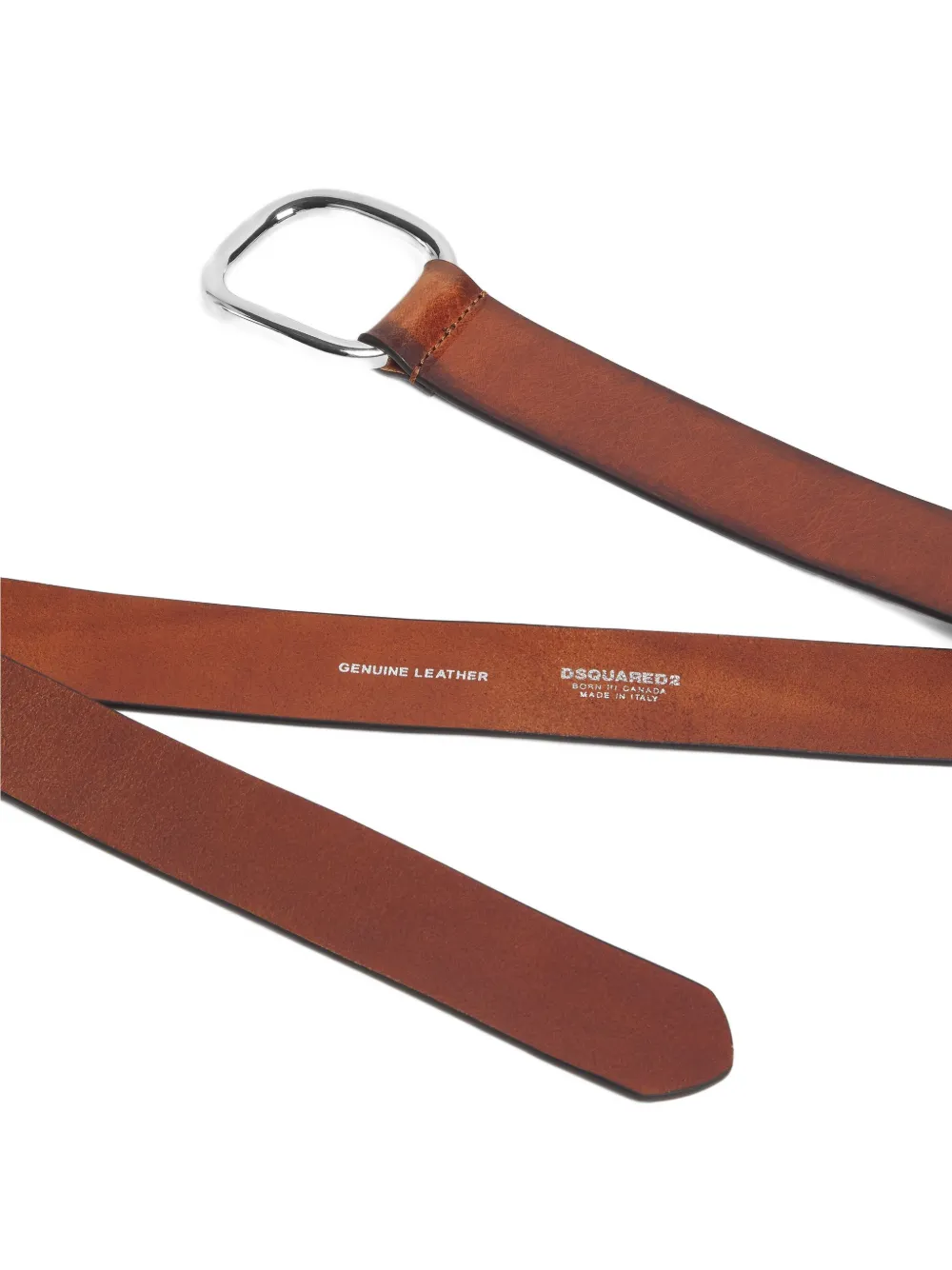 DSQUARED2 Leren riem Bruin