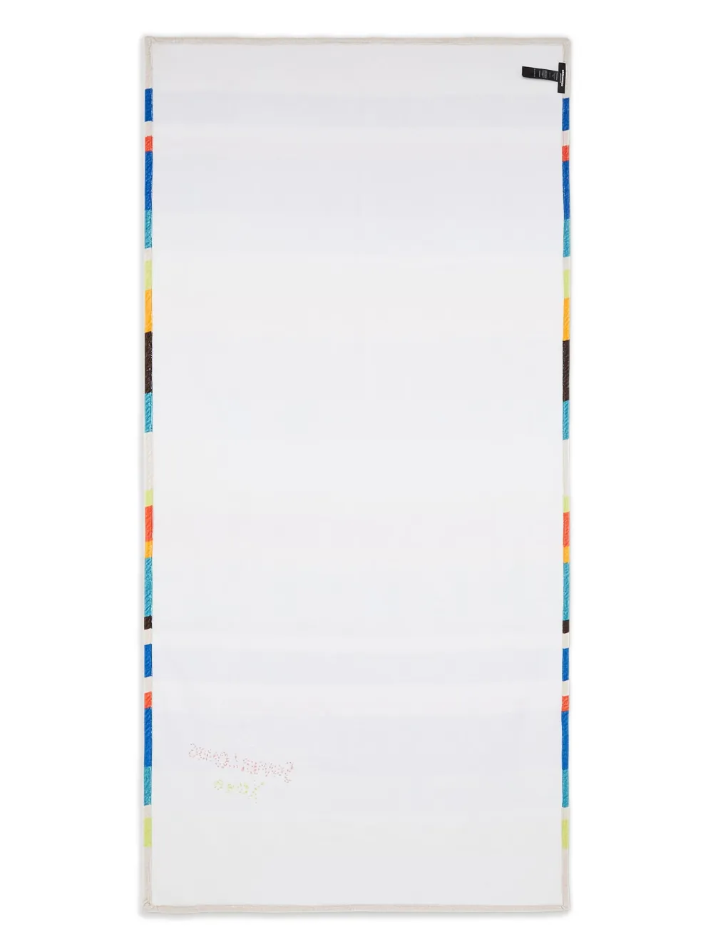 DSQUARED2 Summer Lovers Sunset handdoek met geborduurde strepen Blauw