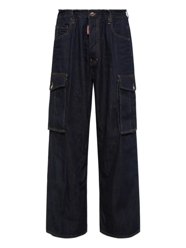 【送料&関税込】Dsquared2 Cargo Jeans dsquared2 baggy utility cargo jeans 1316-289 31 RARE ARCHIVE