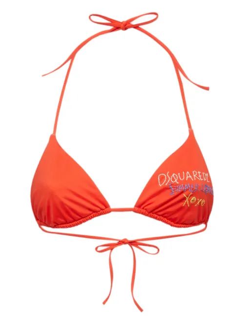 Haut de bikini à broderies - DSQUARED2 - Modalova