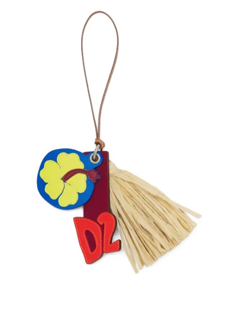 DSQUARED2 llavero con parche del logo