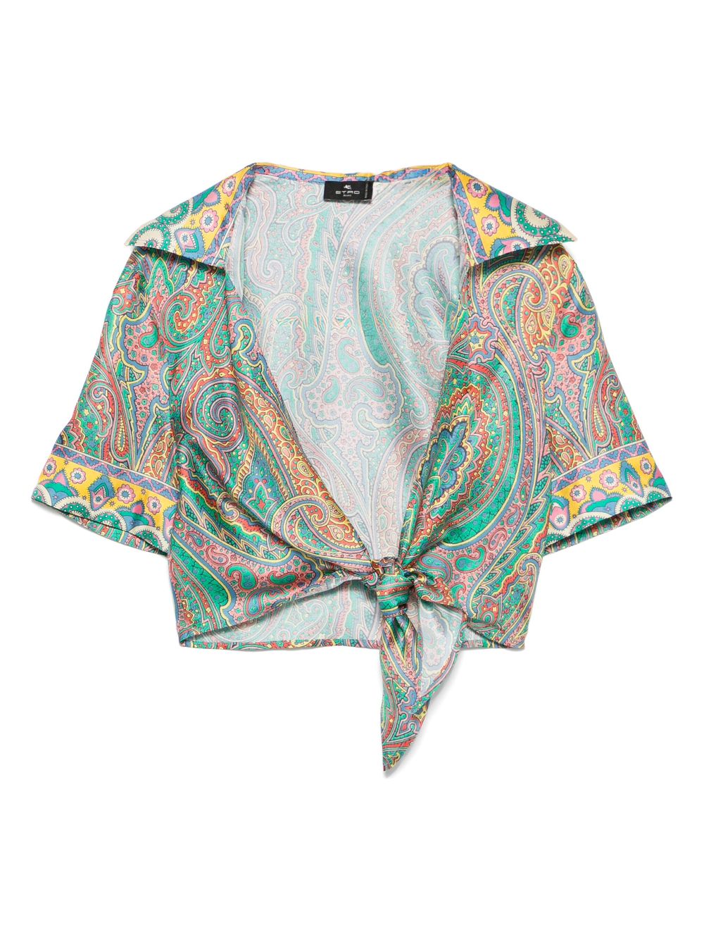 paisley-print beach cover up