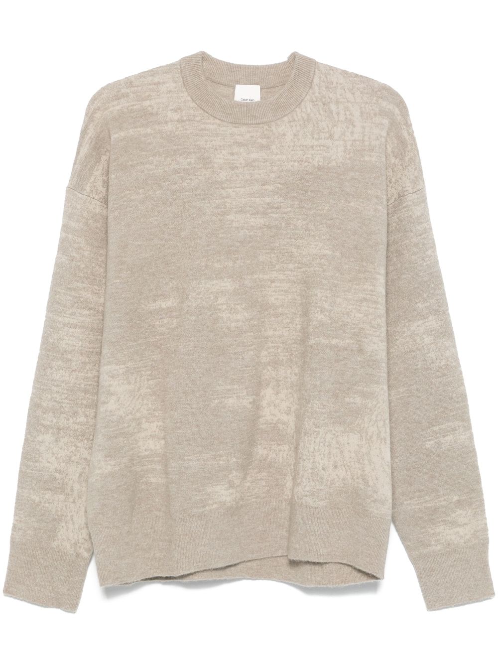 Calvin Klein jacquard sweater - Neutrals