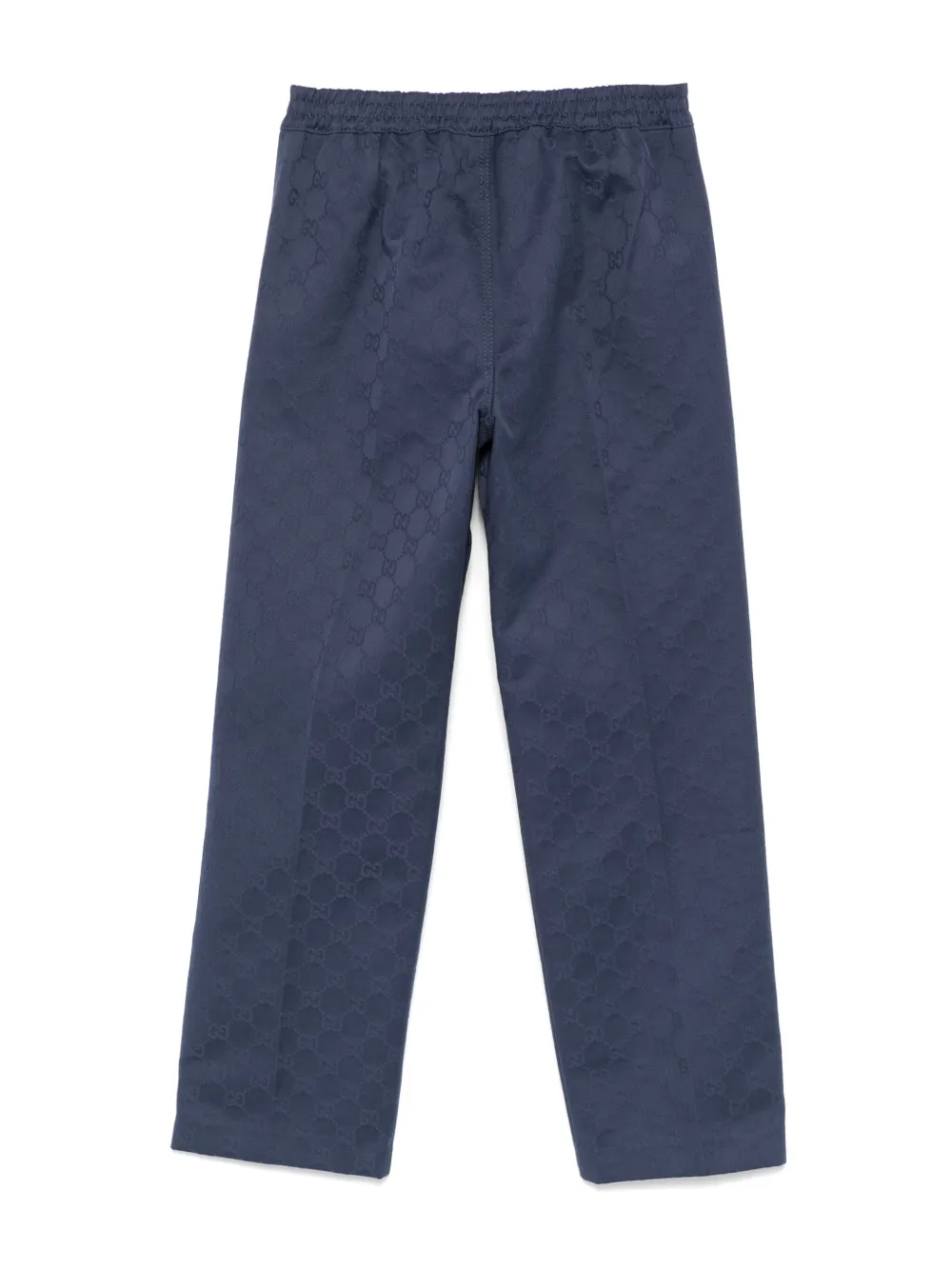 Gucci Kids GG katoenen broek - Blauw