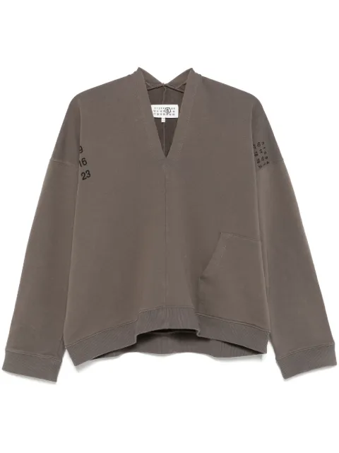 MM6 Maison Margiela asymmetric sweatshirt