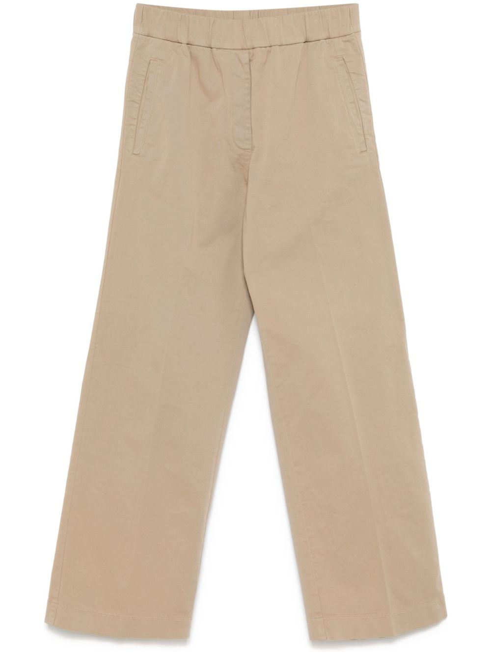 straight-leg trousers