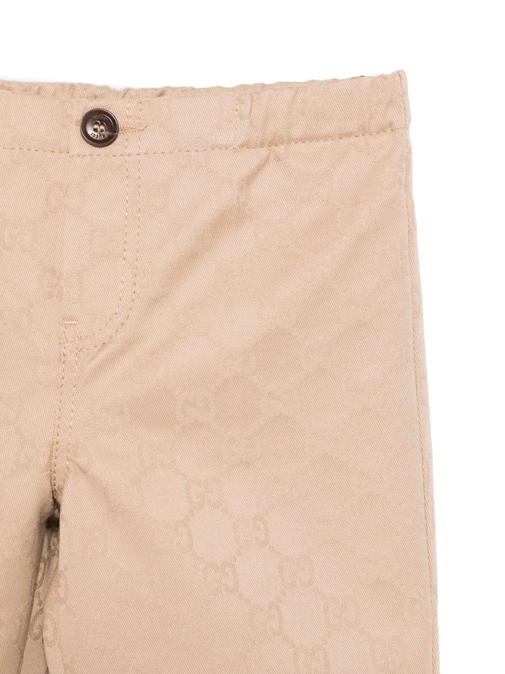 Gucci Kids GG katoenen broek Bruin